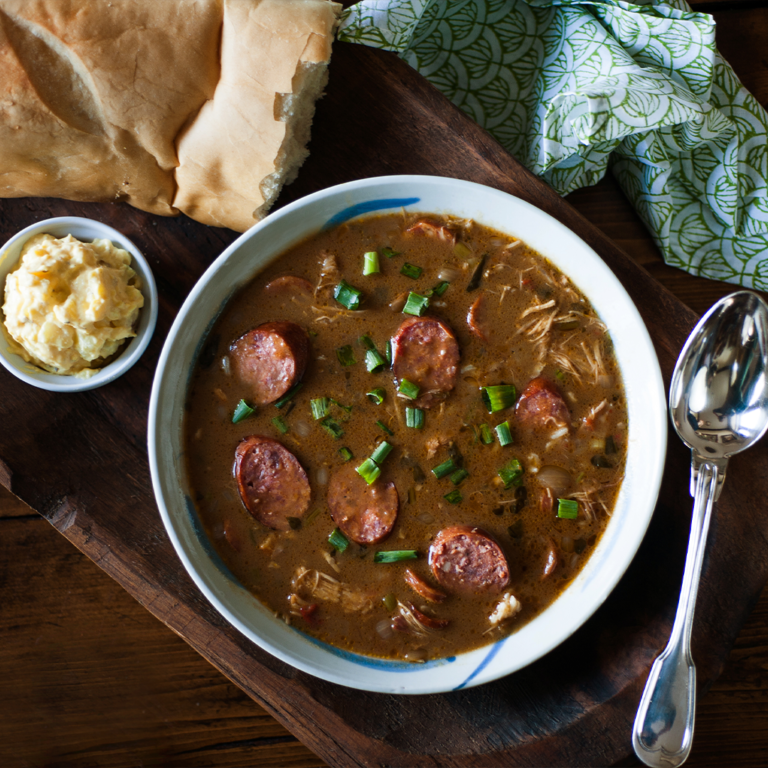 Authentic Cajun Tasso, Sausage & Chicken Gumbo | Savoie's Foods